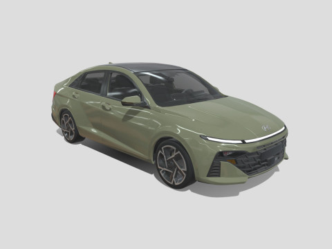 Hyundai Accent 2024 3D Model