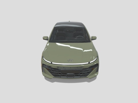 Hyundai Accent 2024 3D Model