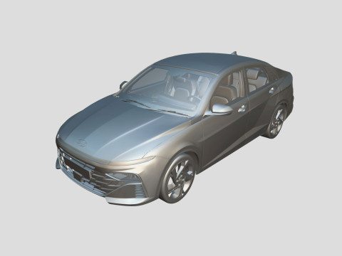 Hyundai Accent 2024 3D Model