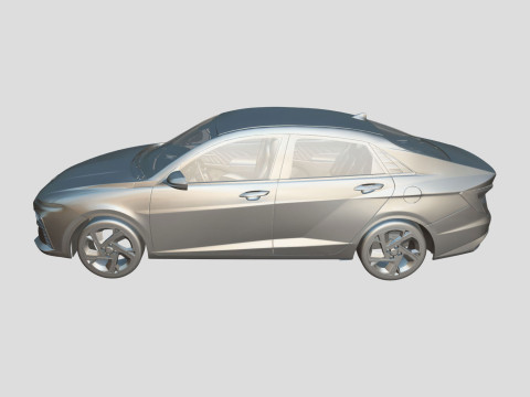 Hyundai Accent 2024 3D Model