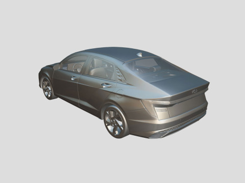 Hyundai Accent 2024 3D Model