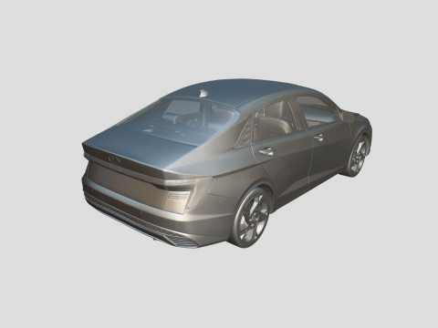 Hyundai Accent 2024 3D Model