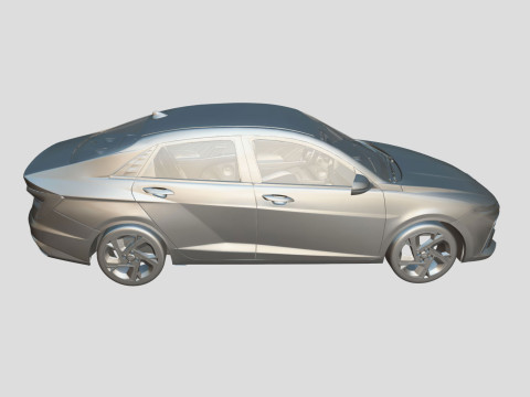 Hyundai Accent 2024 3D Model
