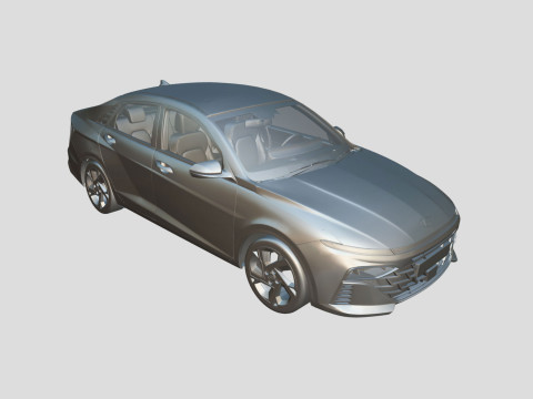 Hyundai Accent 2024 3D Model