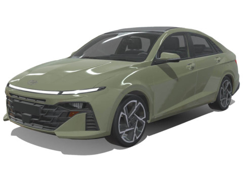 Hyundai Accent 2024 Modèle 3D