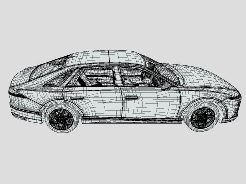 Hyundai Azera 2024 3D Модель