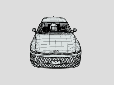 Hyundai Azera 2024 3D Модель