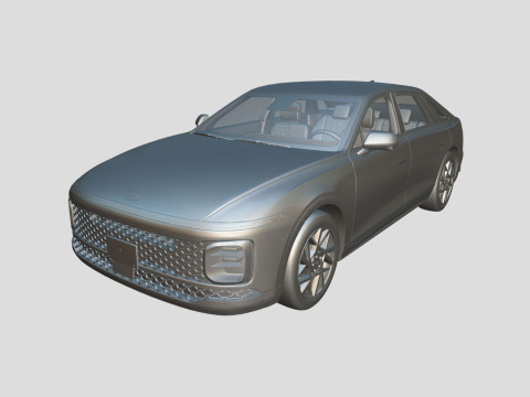 Hyundai Azera 2024 3D Модель