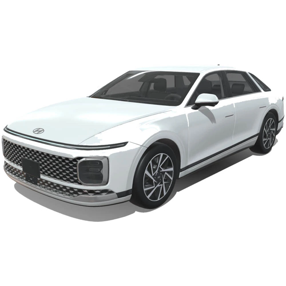 Hyundai Azera 2024 3D Model .c4d .max .obj .3ds .fbx .stl .blend