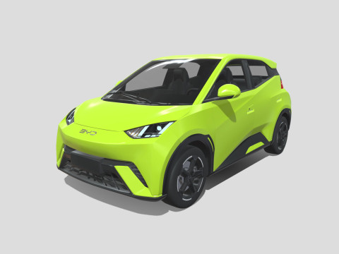BYD Dolphin Mini 2024 3D 모델