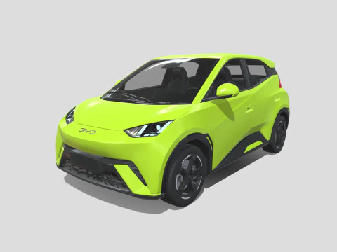 BYD Dolphin Mini 2024 Modelo 3D