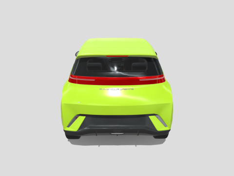 BYD Dolphin Mini 2024 3D 모델