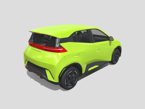 BYD Dolphin Mini 2024 3D 모델