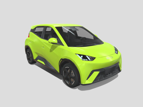 BYD Dolphin Mini 2024 3D 모델