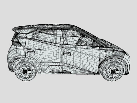 BYD Dolphin Mini 2024 Modelo 3D