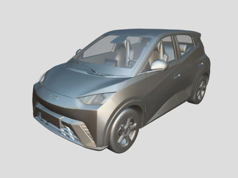 BYD Dolphin Mini 2024 Modelo 3D