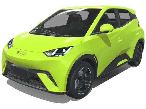 BYD Dauphin Mini 2024 Modèle 3D