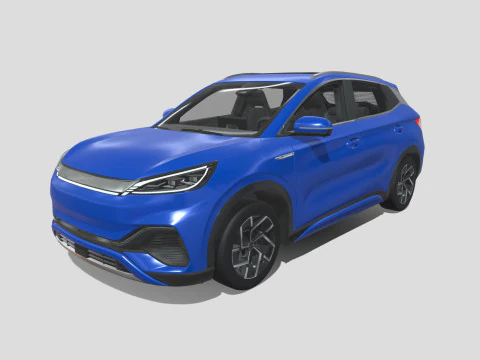 BYD Yuan Plus 2024 3D Model
