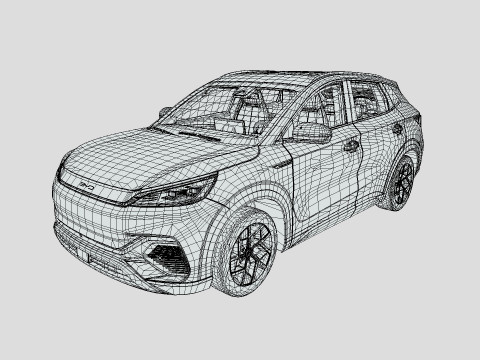 BYD Yuan Plus 2024 3Dモデル