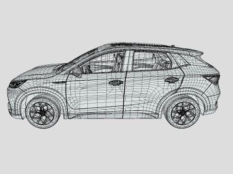 BYD Yuan Plus 2024 3Dモデル