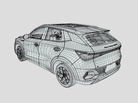 BYD Yuan Plus 2024 3D Model