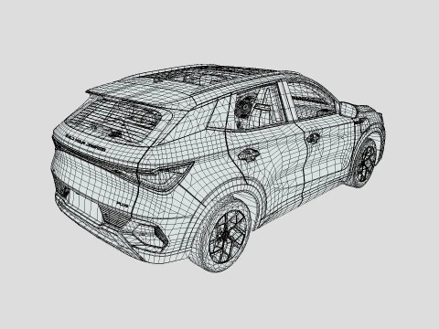 BYD Yuan Plus 2024 3D Model