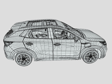 BYD Yuan Plus 2024 3Dモデル