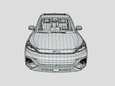 BYD Yuan Plus 2024 3Dモデル