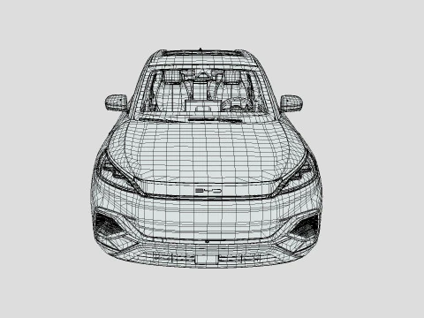 BYD Yuan Plus 2024 3D Model