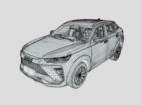 GWM HAVAL H6 GT PHEV 2024 Modelo 3D