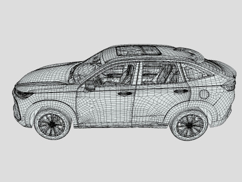 GWM HAVAL H6 GT PHEV 2024 Model 3D