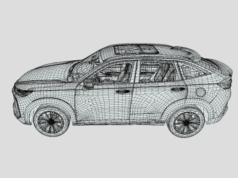 GWM HAVAL H6 GT PHEV 2024 Modelo 3D