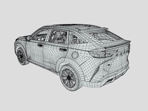 GWM HAVAL H6 GT PHEV 2024 Model 3D