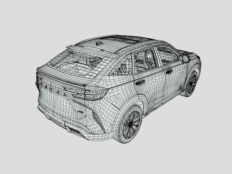 GWM HAVAL H6 GT PHEV 2024 Model 3D