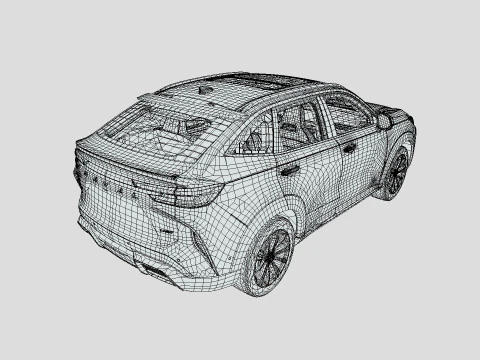 GWM HAVAL H6 GT PHEV 2024 Modelo 3D