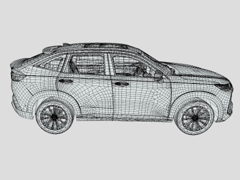 GWM HAVAL H6 GT PHEV 2024 Model 3D