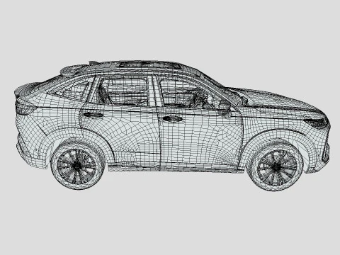 GWM HAVAL H6 GT PHEV 2024 Modelo 3D