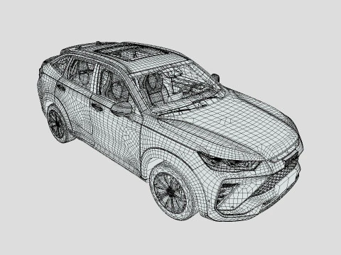 GWM HAVAL H6 GT PHEV 2024 Modelo 3D