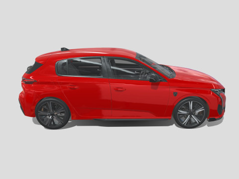 Peugeot 308 2024 3D Model
