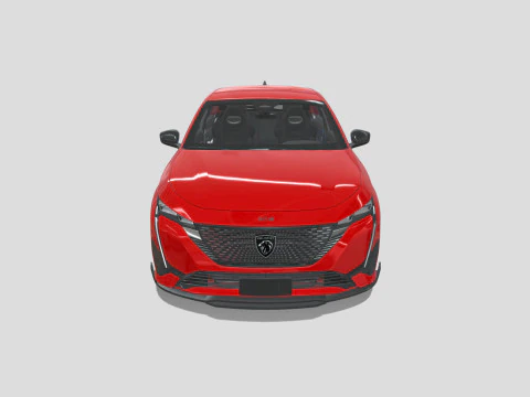 Peugeot 308 2024 3D Model