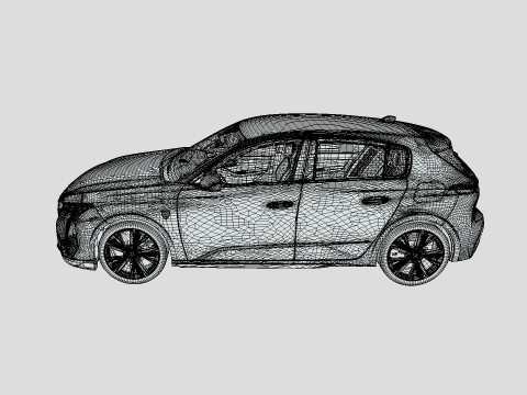 Peugeot 308 2024 3D Model