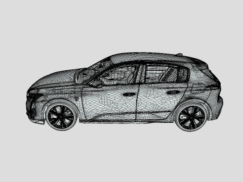 Peugeot 308 2024 3D Model