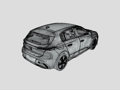 Peugeot 308 2024 3D Model