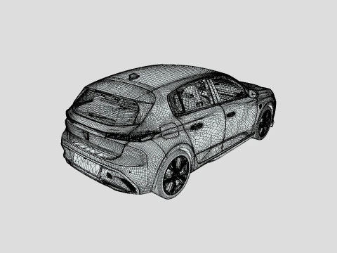 Peugeot 308 2024 3D Model