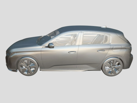 Peugeot 308 2024 3D Model