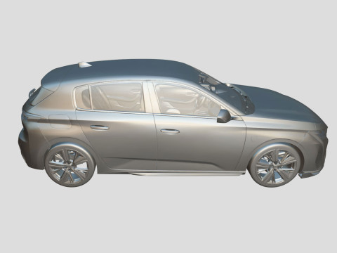 Peugeot 308 2024 3D Model