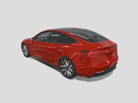 Tesla Model 3 2024 3D 모델
