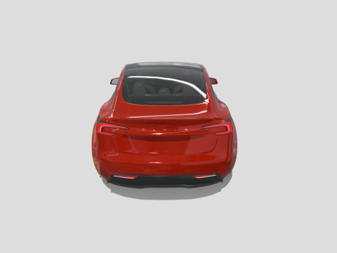 Tesla Model 3 2024 3D 모델