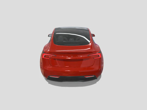 Tesla Model 3 2024 3D Model