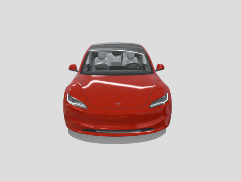 Tesla Model 3 2024 3D 모델